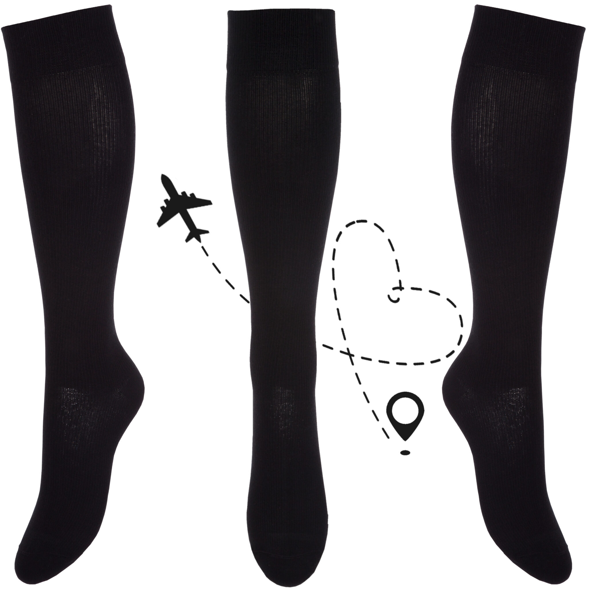 Different Touch 6 Pairs Pack Women Dr Motion Graduated...
