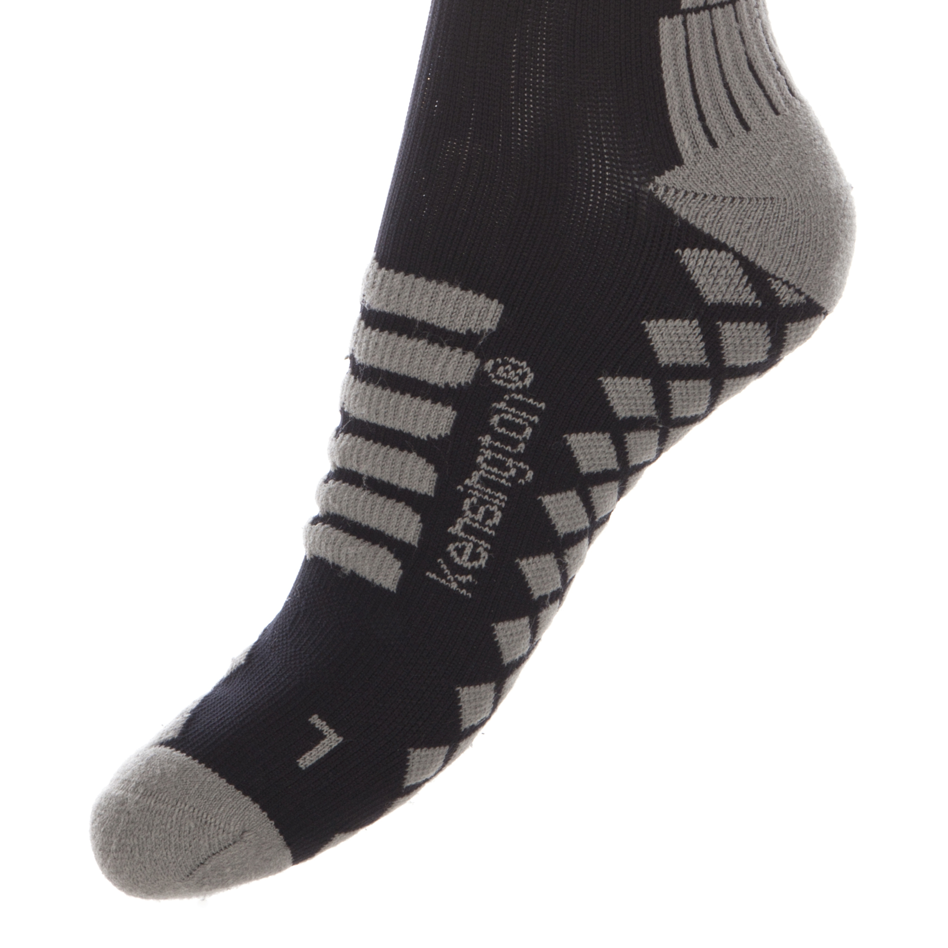 Kensington® Cushioned Compression black Anti-DVT Flight Socks for Men ...