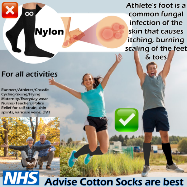 kensington® cotton compression socks for men and women