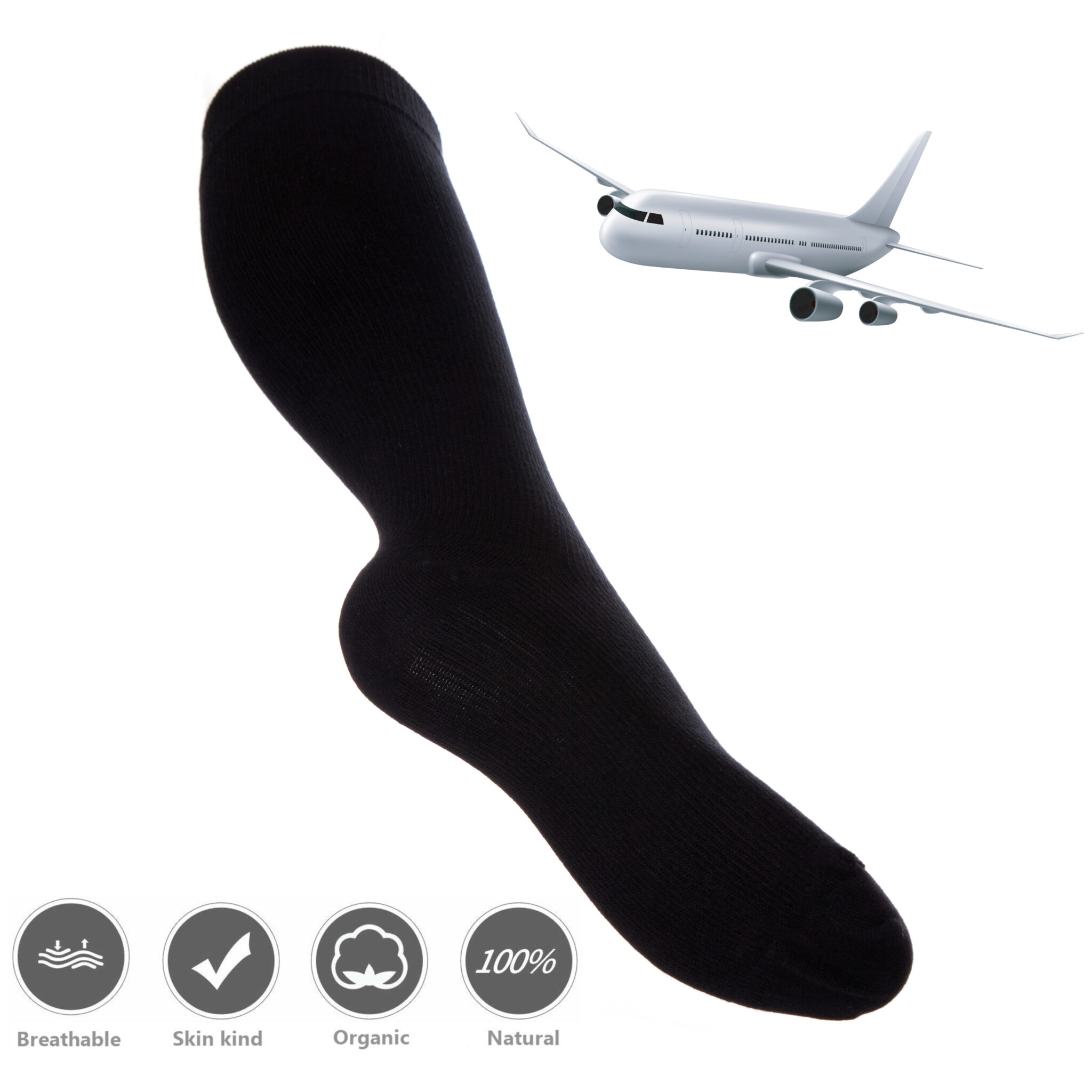 Flying knit elastic socks shoes